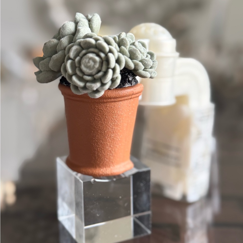 Bath & Body Works Terracotta Flowerpot Wallflower Plug Diffuser -White Barn- NWT